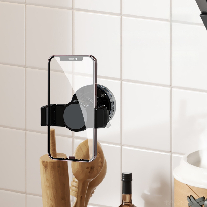 Telefona turētājs ar 360° rotāciju un vakuuma piespiedienu (piestiprinājums ar sūkņa pamatu, bez barošanas, der priekšējam stiklam)