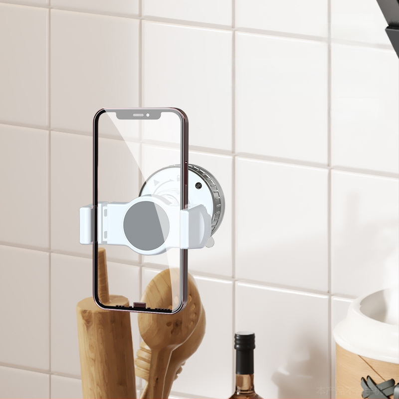 Telefona turētājs ar 360° rotāciju un vakuuma piespiedienu (piestiprinājums ar sūkņa pamatu, bez barošanas, der priekšējam stiklam)