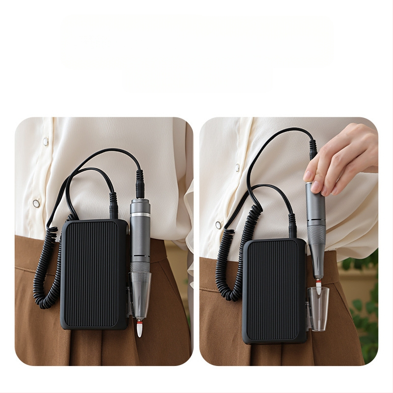 Elektrinis nagų šlifavimo įrankis – nagų paviršiaus šlifavimo įrankis, plastikinis korpusas, modelis CH-DM802, Zhejiang