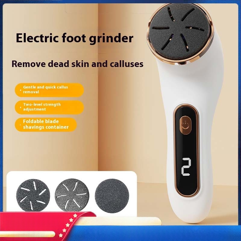 Elektromos lábápoló készülék – eltávolítja a holt bőrt, porfelszívó, vízálló pedikűr eszköz – Modell 000, Márka Neutral, bevezetés 2025