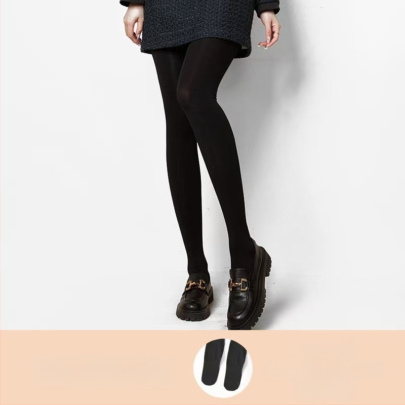 Velūrinės formuojančios pėdkelnės, vidutinio storio, 70–80% poliesterio, fleece pamušalas