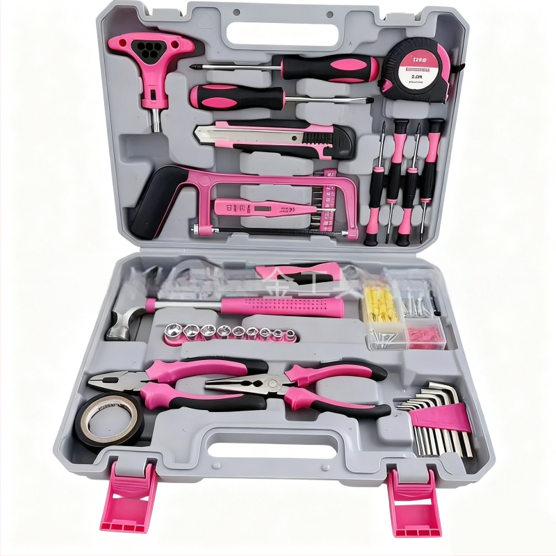 108 τεμάχια πολυλειτουργικό σετ εργαλείων από χάλυβα υψηλού άνθρακα για οικιακή χρήση — σφυρί, κλειδί και πένσες