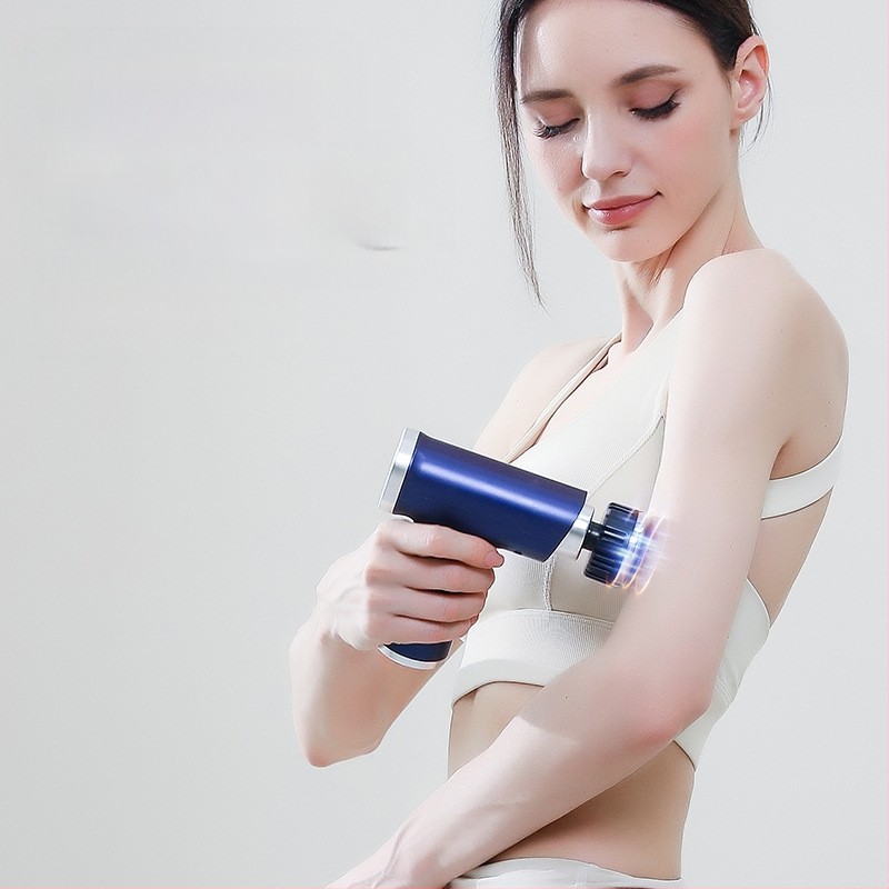 USB újratölthető miofasciális masszírozó több szintű beállítással, 5+ fokozat, 6+ fej, beépített 1200–2000 mAh akkumulátor