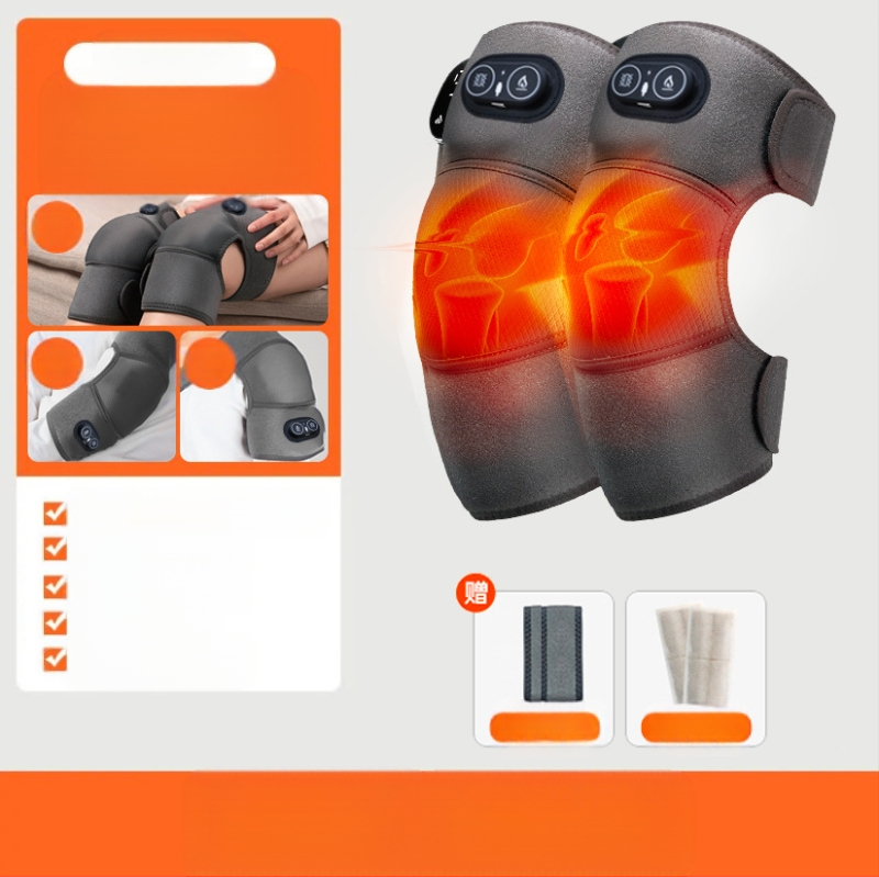 Ceļgala masāža ar grafēna apkuri, karstā kompresija, bezvadu vadība, 5V barošana, 45–65°C, 450 g, 3 režīmi, inteliģenta temperatūras kontrole