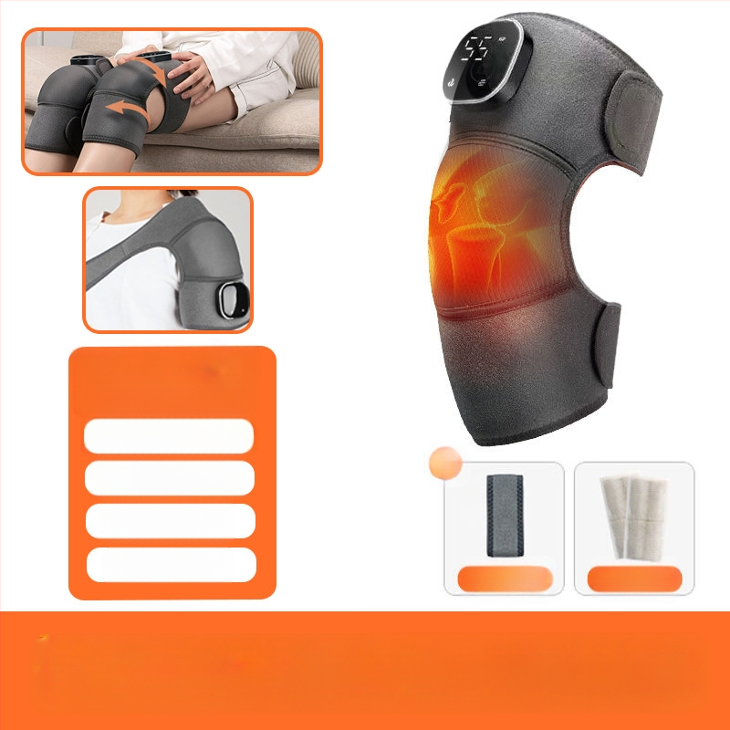 Ceļgala masāža ar grafēna apkuri, karstā kompresija, bezvadu vadība, 5V barošana, 45–65°C, 450 g, 3 režīmi, inteliģenta temperatūras kontrole