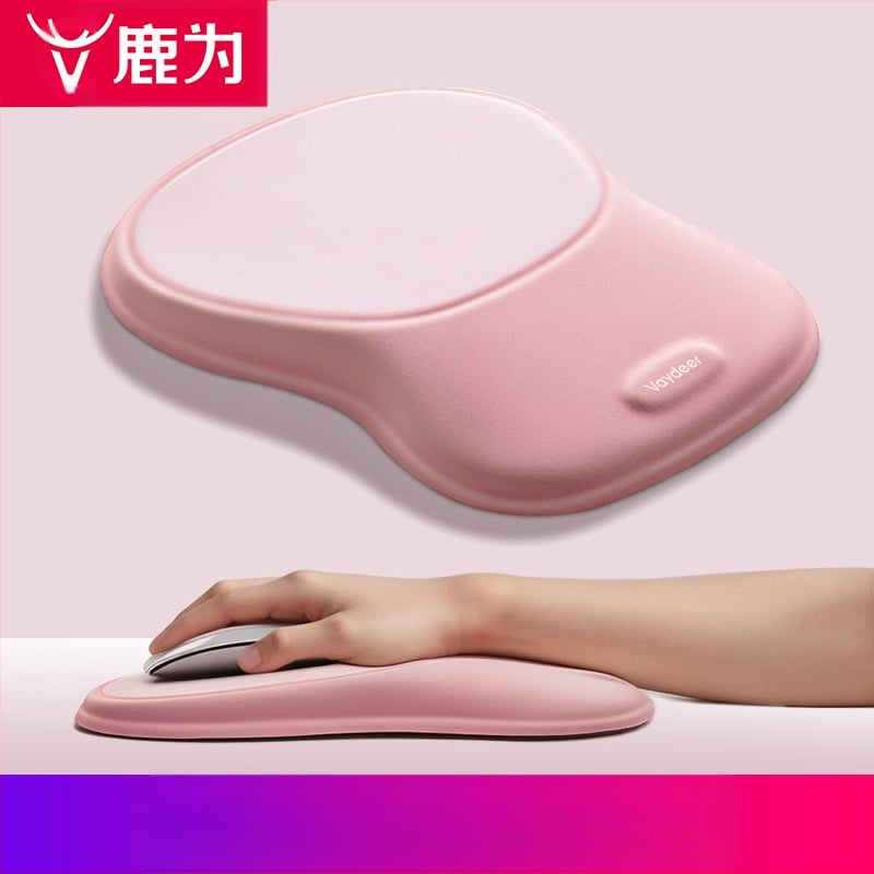 Atmiņas putu plaukstas balsts 3D pele paliktnim – Crystal Wrist Rest, darbvirsmas paliktnis, pretslīdēšana, OEM apstrāde