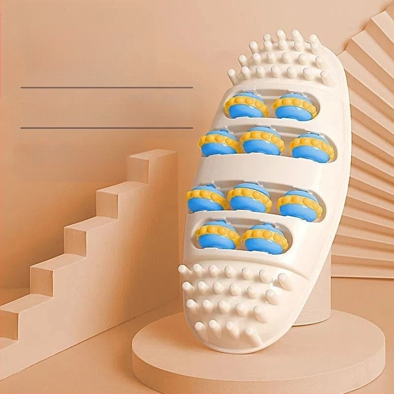 Kāju masāžas ierīce ar akupresūras punktiem refleksoloģijai un asinscirkulācijai, svars 280 g