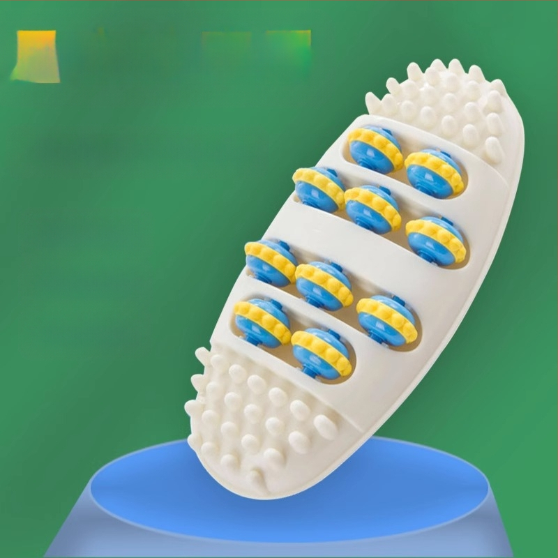 Kāju masāžas ierīce ar akupresūras punktiem refleksoloģijai un asinscirkulācijai, svars 280 g