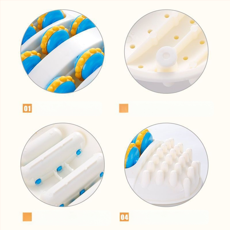 Kāju masāžas ierīce ar akupresūras punktiem refleksoloģijai un asinscirkulācijai, svars 280 g