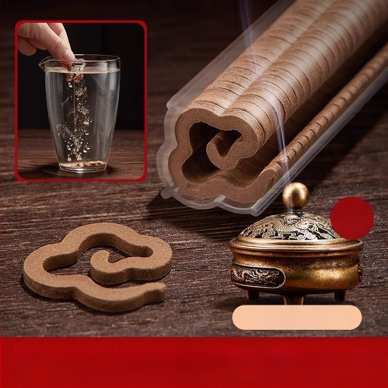 Kadzidļa degļs no sakausējuma, Agarwood kadzīte, iekšējai lietošanai, ilgs darbības laiks