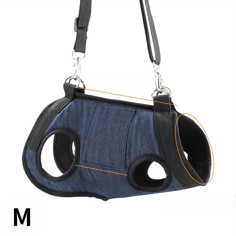 Mājdzīvnieku soma pastaigām – Materiāls: Sandwich Mesh + Denim; Preces kods: 10184; Kategorija: Mājas dzīvnieku soma; Cietība: Vidēja; Zīmējums: Vienkrāsains