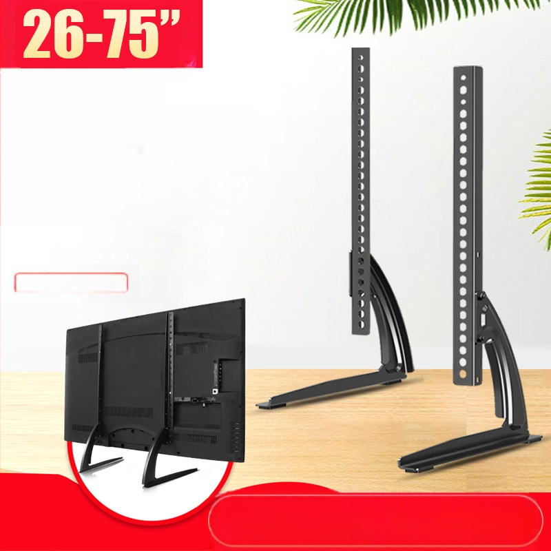 TV baza za podizanje – univerzalna bez bušenja LCD zaslon na stol KT06, čelična konstrukcija, kompatibilna sa Smart TV