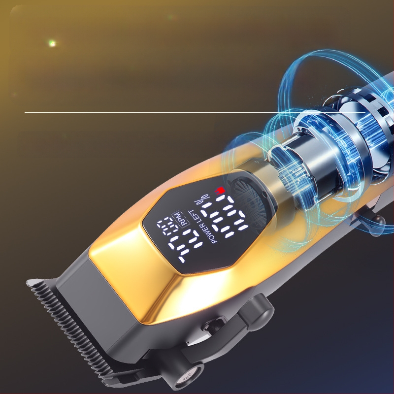 Ustensilă de tuns păr fără fir pentru uz casnic, cu motor periat, lame din oțel inoxidabil, baterie încorporată 500–800mAh, autonomie 0–1 h, încărcare rapidă inteligentă