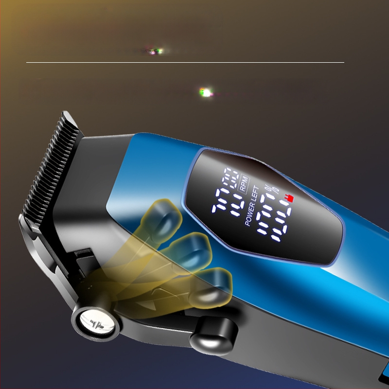 Ustensilă de tuns păr fără fir pentru uz casnic, cu motor periat, lame din oțel inoxidabil, baterie încorporată 500–800mAh, autonomie 0–1 h, încărcare rapidă inteligentă