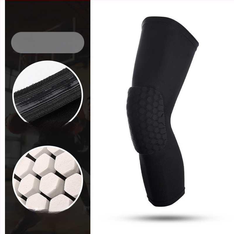 Elpojoši ceļgalu sargi no poliestera, pretslīdes aizsardzība patellai, piemēroti basketbolam un riteņbraukšanai