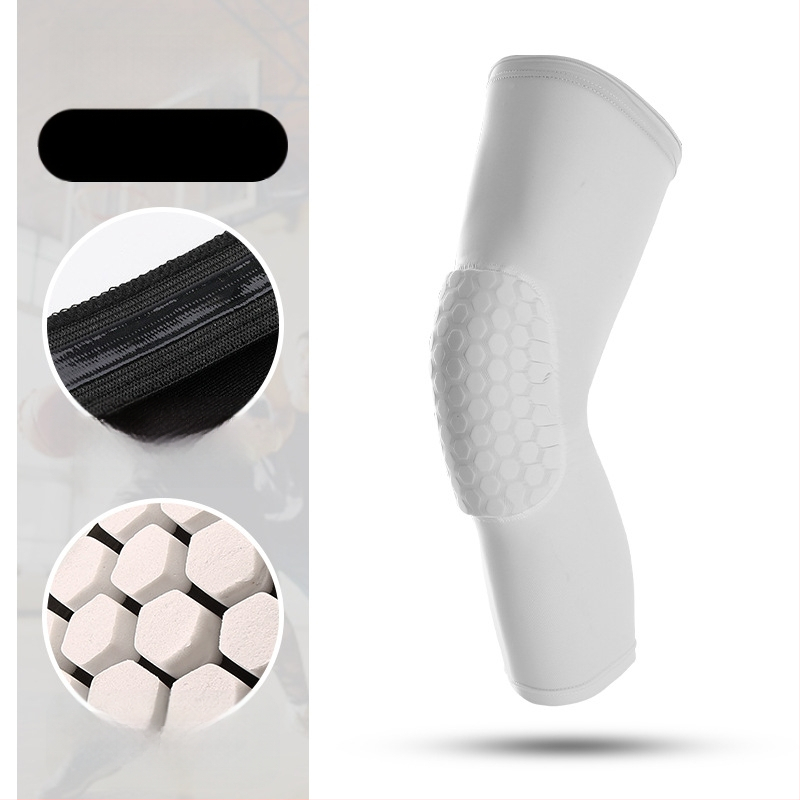 Elpojoši ceļgalu sargi no poliestera, pretslīdes aizsardzība patellai, piemēroti basketbolam un riteņbraukšanai