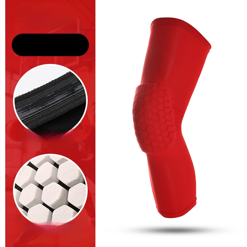 Elpojoši ceļgalu sargi no poliestera, pretslīdes aizsardzība patellai, piemēroti basketbolam un riteņbraukšanai