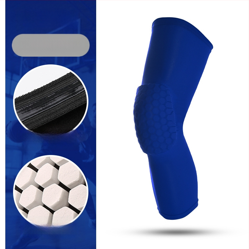 Elpojoši ceļgalu sargi no poliestera, pretslīdes aizsardzība patellai, piemēroti basketbolam un riteņbraukšanai