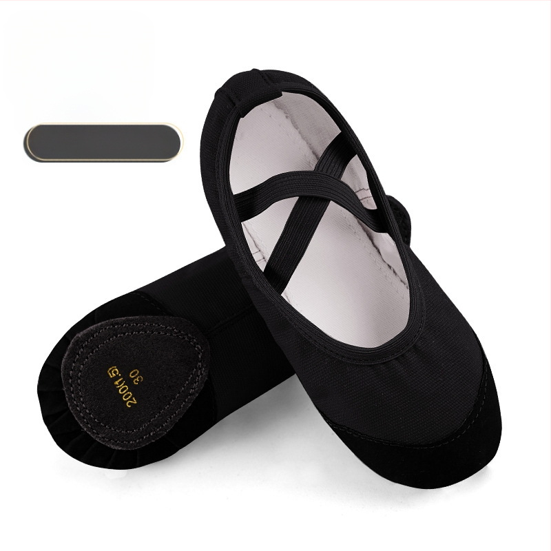 Deju kurpes - ādas zole, augšējā daļa: audums, Balets un modernas dejas, Bērniem (Meitenēm), Līdzsvars