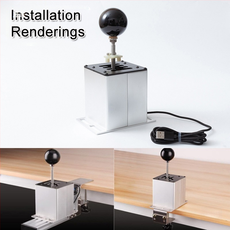 USB ručni mjenjač za simulator igara s H-Shift i sekvencijskim mijenjanjem, kompatibilan s G29, G27, G923, T300RS/GT