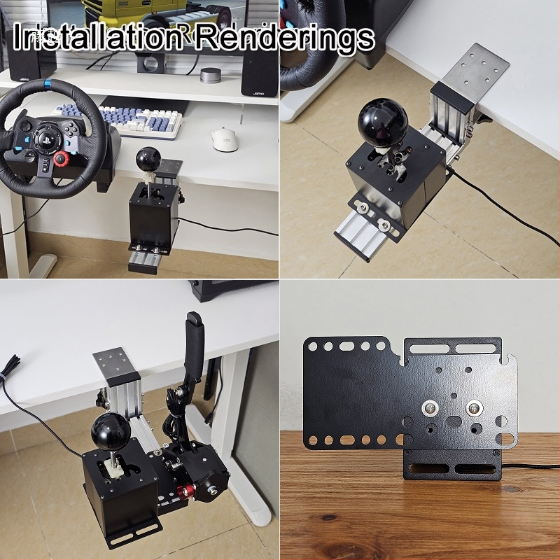 USB ručni mjenjač za simulator igara s H-Shift i sekvencijskim mijenjanjem, kompatibilan s G29, G27, G923, T300RS/GT