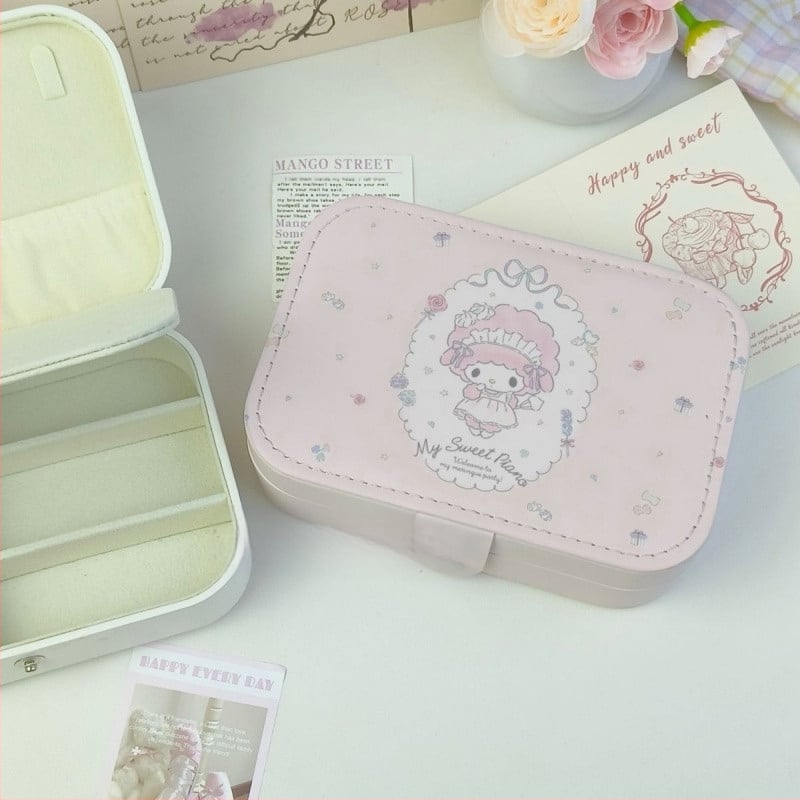 Ādas rotaslietu kastīte, daudzfunkcionāla, vienkāršs mūsdienīgs dizains, rotaslietām