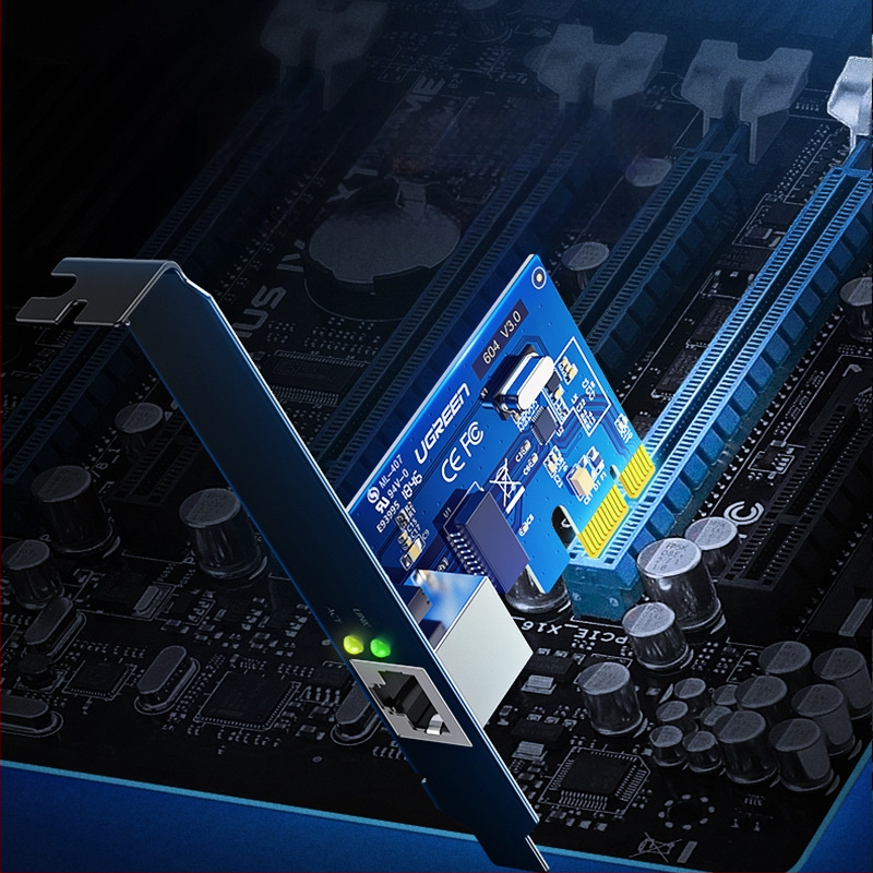 PCIe Gigabites Hálózati Kártya Asztali PC-hez – 1000 Mbps Ethernet Bővítés