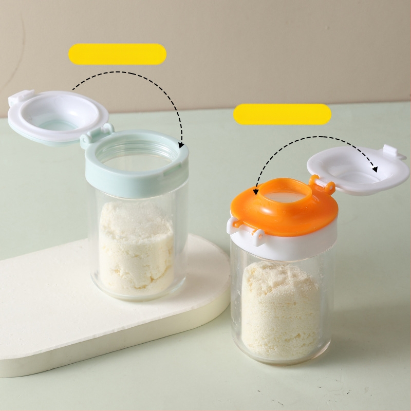 Baizun BX1150 Hordozható Bébi Tejpor Dobozt dupla fedéllel, egykezes működtetés, utazáshoz, újszülöttektől 3 éves korig