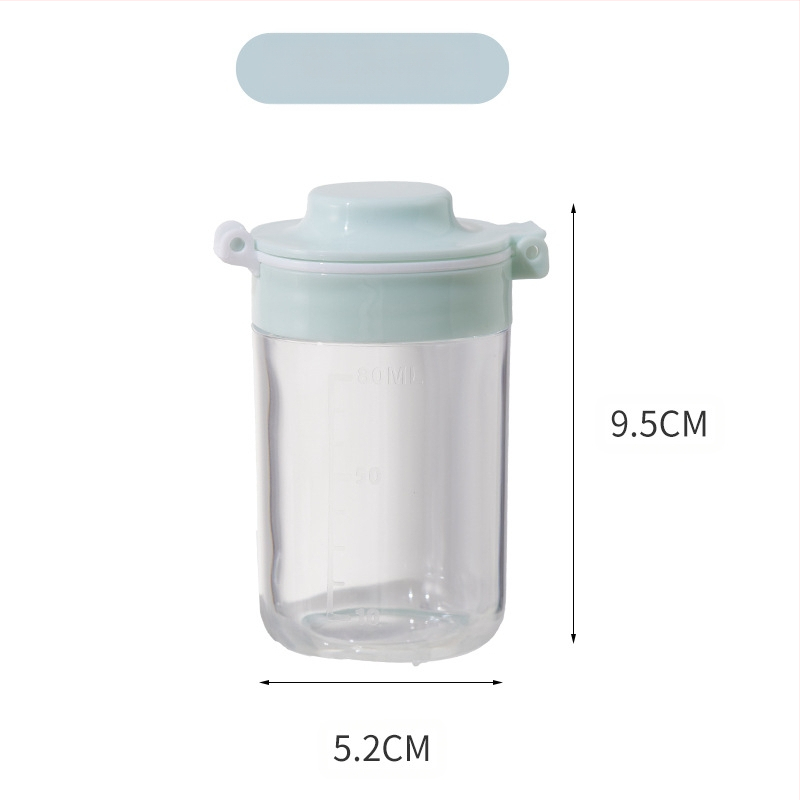 Baizun BX1150 Hordozható Bébi Tejpor Dobozt dupla fedéllel, egykezes működtetés, utazáshoz, újszülöttektől 3 éves korig