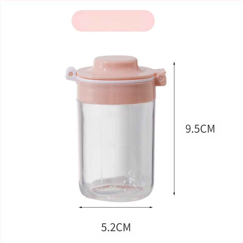 Baizun BX1150 Hordozható Bébi Tejpor Dobozt dupla fedéllel, egykezes működtetés, utazáshoz, újszülöttektől 3 éves korig