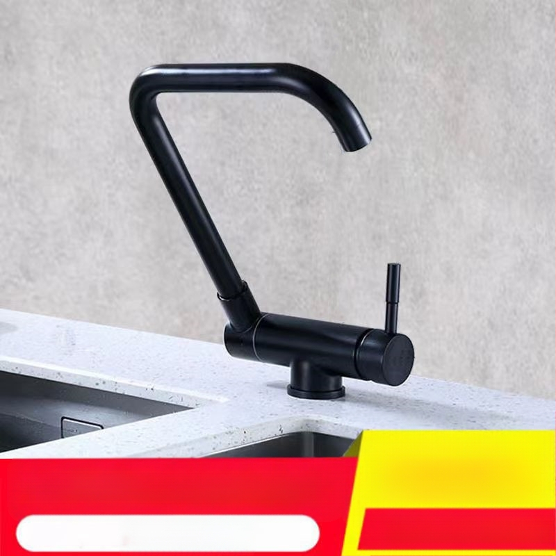 Virtuvės čiaupas iš nerūdijančio plieno, modelis 7875, vertikalus montavimas, keraminis vožtuvo patronas