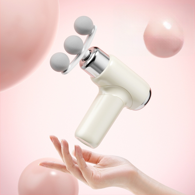 Fasciális masszírozó 6+ fejjel, mini hordozható, szénkefe motorral, több sebesség, alacsony zajú 36–45 dB, beépített 800–1000 mAh akkumulátor