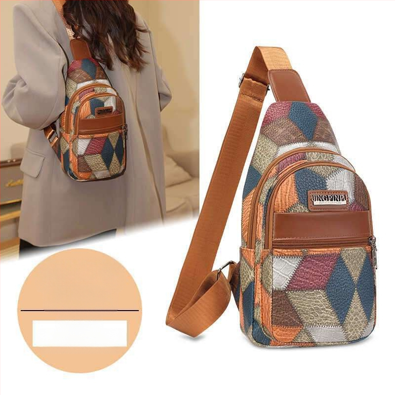 Krosbody soma no mākslīgās ādas no Snow Love Kangaroo, mix‑and‑match stils, 2025. gads pavasaris, brīvdienu ceļojumiem piemērota