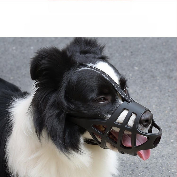 Μούζλα για σκύλους για μεσαία και μεγάλα σκυλιά, αποτρέπει δαγκώματα, γαβγίσματα και ακατάλληλη κατανάλωση τροφής, επιτρέπει το πόσιμο νερό, υλικό: μεταξωτό λουλούδι