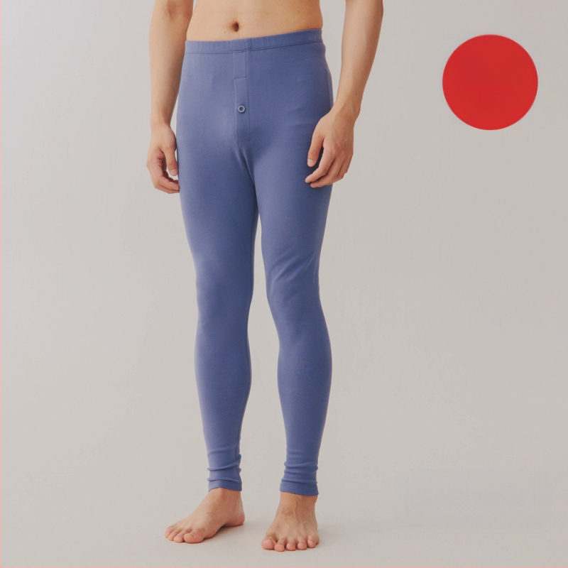 Vīriešu kokvilnas termālās bikses, bieza 251–300 g/m², antibakteriālas, anti-pilling, šaurs piegriezums, garas