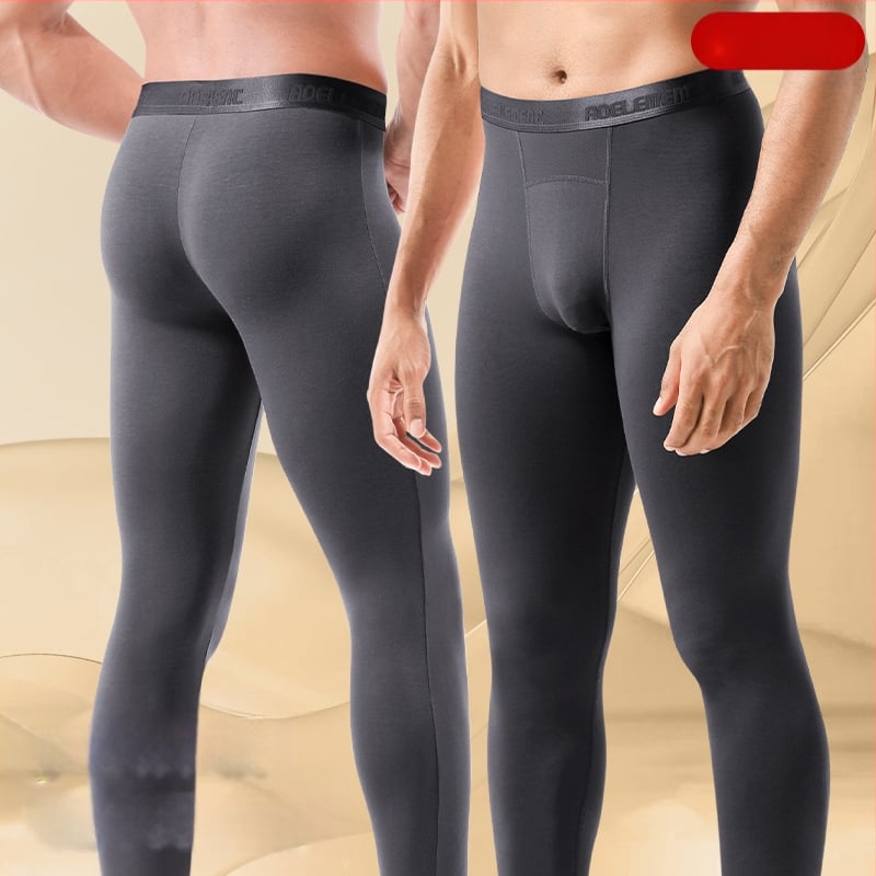 Ανδρικά ζεστά slim-fit cropped παντελόνια από ίνες αναγεννημένης κυτταρίνης, μονόστρωμα