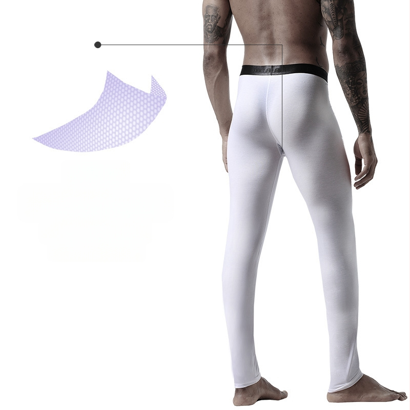 Ανδρικά ζεστά slim-fit cropped παντελόνια από ίνες αναγεννημένης κυτταρίνης, μονόστρωμα