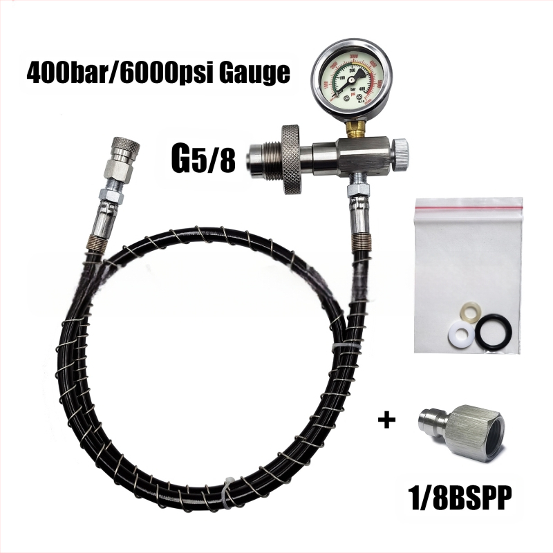 G5/8 προσαρμογέας φουσκώματος CO2, ατσάλι, εσωτερική βίδα