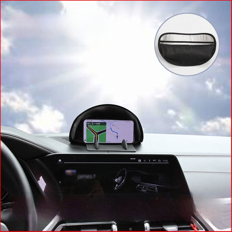 Autótelefon és műszerfal napellenző – összecsukható, antireflexiós, univerzális kompatibilitás, modell F77HJT789M6MMS
