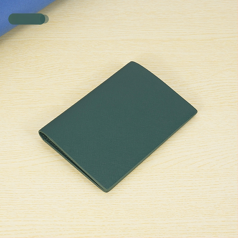 Θήκη διαβατηρίου Zolanc από γνήσιο δέρμα, διπλής όψης κατασκευή, 2 πτυχώσεις, unisex, πολλαπλές θήκες για κάρτες, επένδυση πολυεστέρα