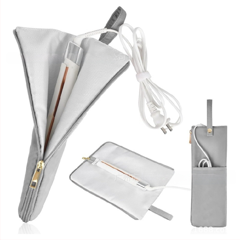 Garbanų formavimo plaukų garintuvo laikymo krepšys — nailonas, kubo formos, daugiafunkcinis, japonų stilius, kelionėms, atsparus iki 300°C