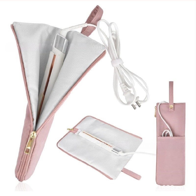 Garbanų formavimo plaukų garintuvo laikymo krepšys — nailonas, kubo formos, daugiafunkcinis, japonų stilius, kelionėms, atsparus iki 300°C