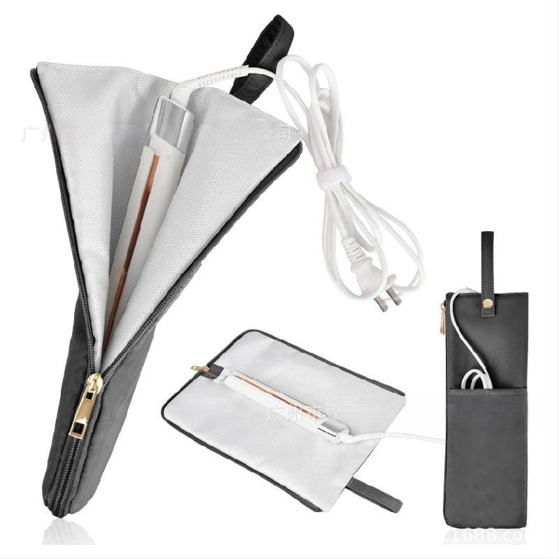 Garbanų formavimo plaukų garintuvo laikymo krepšys — nailonas, kubo formos, daugiafunkcinis, japonų stilius, kelionėms, atsparus iki 300°C