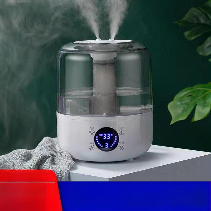 Υπερηχητικός Υγραντήρας με Διαχυτή Αρώματος για Υπνοδωμάτιο, 3 Εξόδοι Ομίχλης, Δεξαμενή >10 L, Ανοξείδωτο Ατσάλι, Κατάλληλο για 41–60 m²