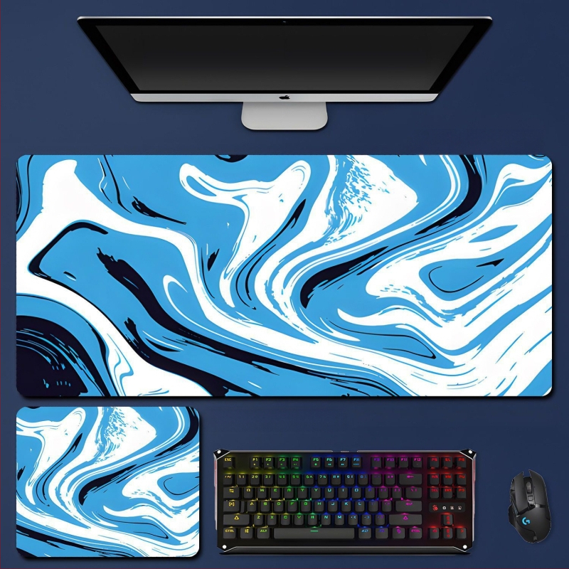 Didelis guminis pelės kilimėlis, neslidus paviršius, spauda, OEM užsakymas