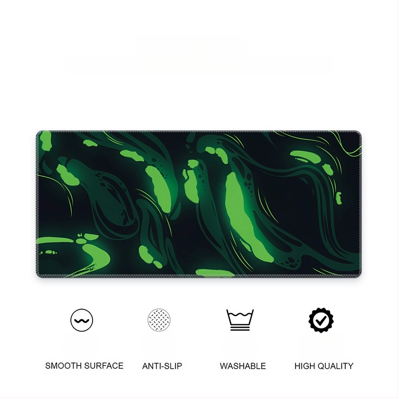 Didelis guminis pelės kilimėlis, neslidus paviršius, spauda, OEM užsakymas