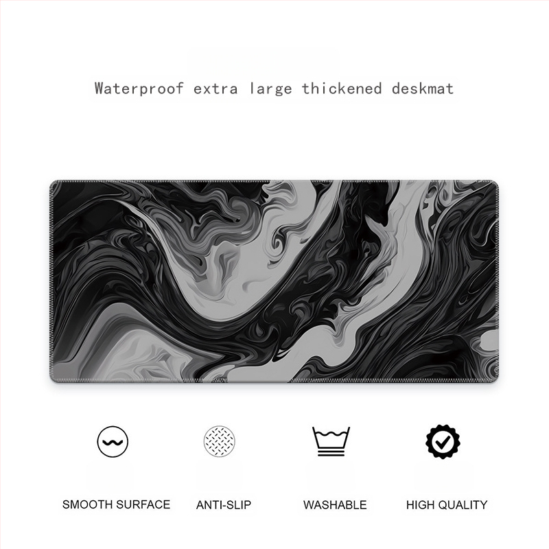 Didelis guminis pelės kilimėlis, neslidus paviršius, spauda, OEM užsakymas