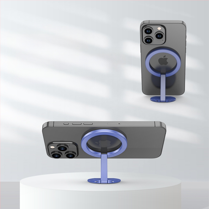 Tālruņa statīvs ar gredzeni, sakausējums, CNC metāla apstrāde ar elektroplakēšanu, pielāgojams