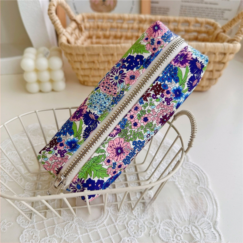 Roku darbs zīmēšanas somiņa, kokvilnas un lina audums, sievietēm vērsts stils