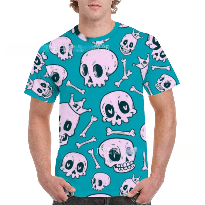 Vīriešu īsām piedurknēm Raglāna T-krekls, brīvs piegriezums, 3D graffiti apdruka, materiāls: poliesters ar milk-silk efektu